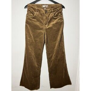 Kut from the Kloth Pants Women Size 2 Meg High Rise Wide leg Corduroy Brown